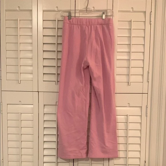 Gilly Hicks Pink Wide-Leg Sweatpants - Picture 2 of 2